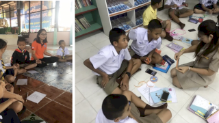 โครงการ คอมพิวเตอร์เพื่อการเรียนรู้ของลูกหลานชาวนา โรงเรียนบ้านหญ้าปล้อง ศรีสะเกษ